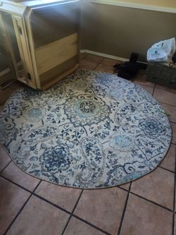 beautiful circle Rug