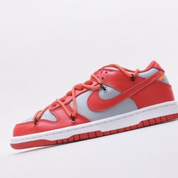 Nike Dunk Low Off White University Red 11