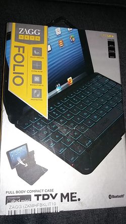 ZAGG KEYS FOLIO BLUETOOTH with backlit Cover IPAD Mini