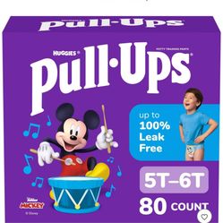 Huggies Pull-Ups 5T-6T 80Ct/box