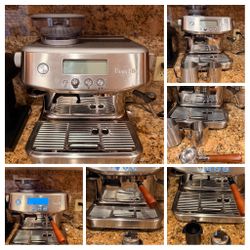 Breville Barista Pro + $150 Upgrades (Bottomless Portafilter + Box)  