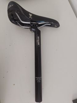 WTB Slim bike bicycle seat with FSA SL-280 post stem