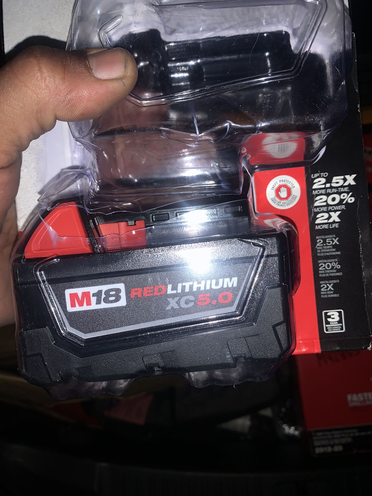 Milwaukee 5.0 Batteries 