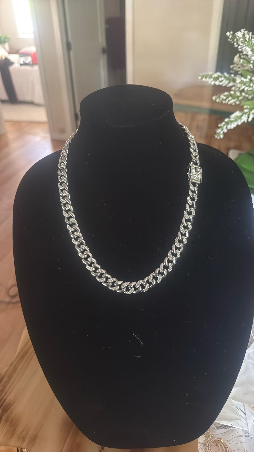 13 Mm Hip Hope Silver Chain