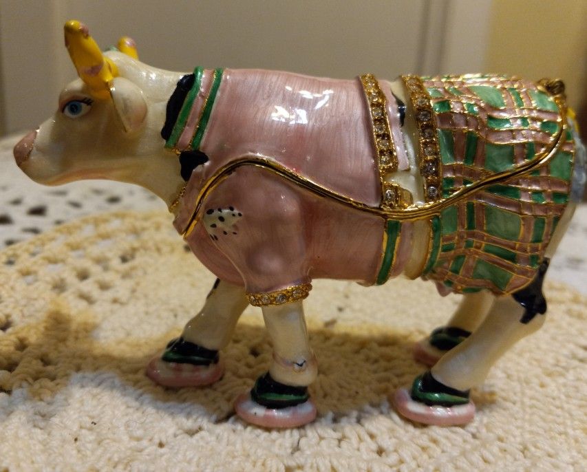 Cow Trinket Box