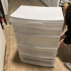 Plastic Storage Drawers 