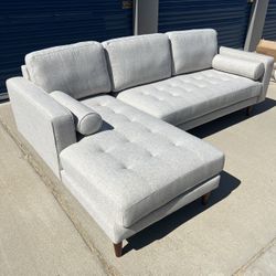 Brand New. Mid Century Modern Sectional Sofa. Retails Over $2300