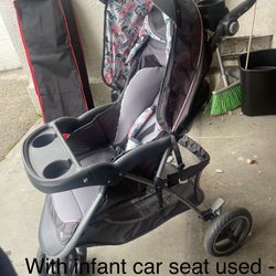 Stroller With Car seat And Base 