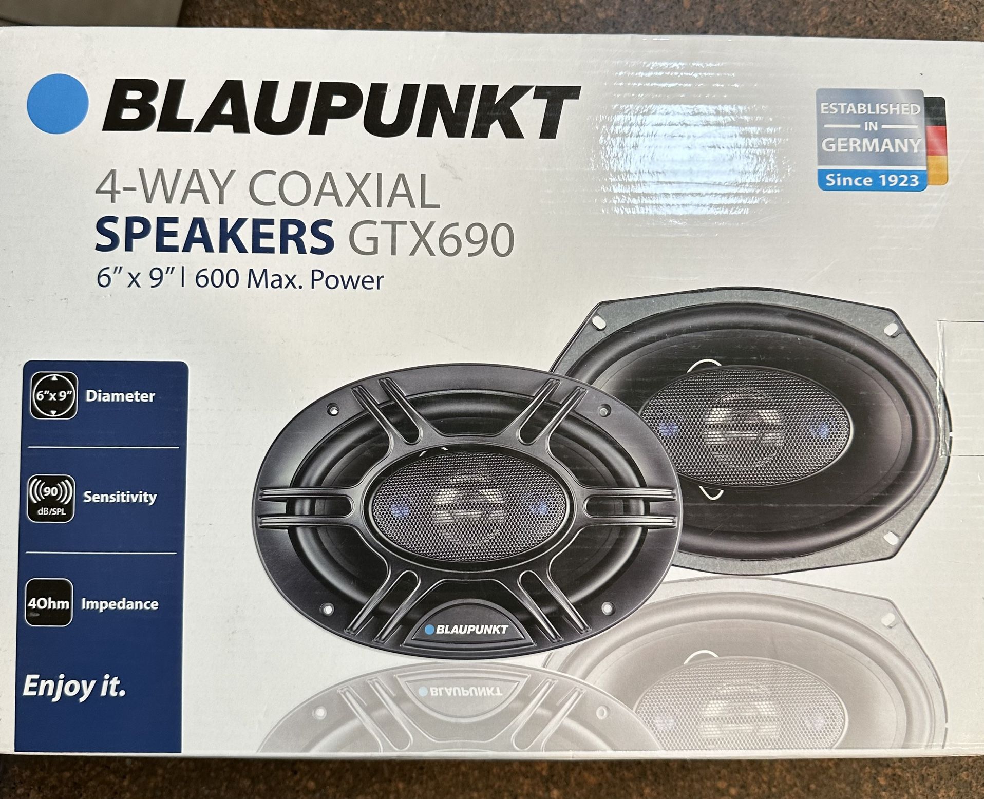 BLAUPUNKT 4-WAY COAXIAL SPEAKERS GTX690