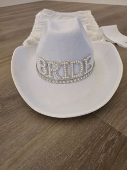 Bride Hat and sash