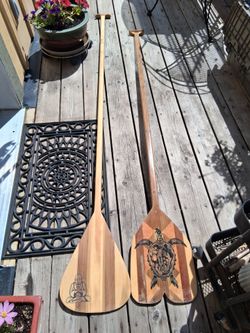 Wood Kayak Paddles
