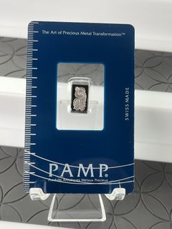 PAMP Suisse Lady Fortuna 1 gram platinum ingot bar sealed