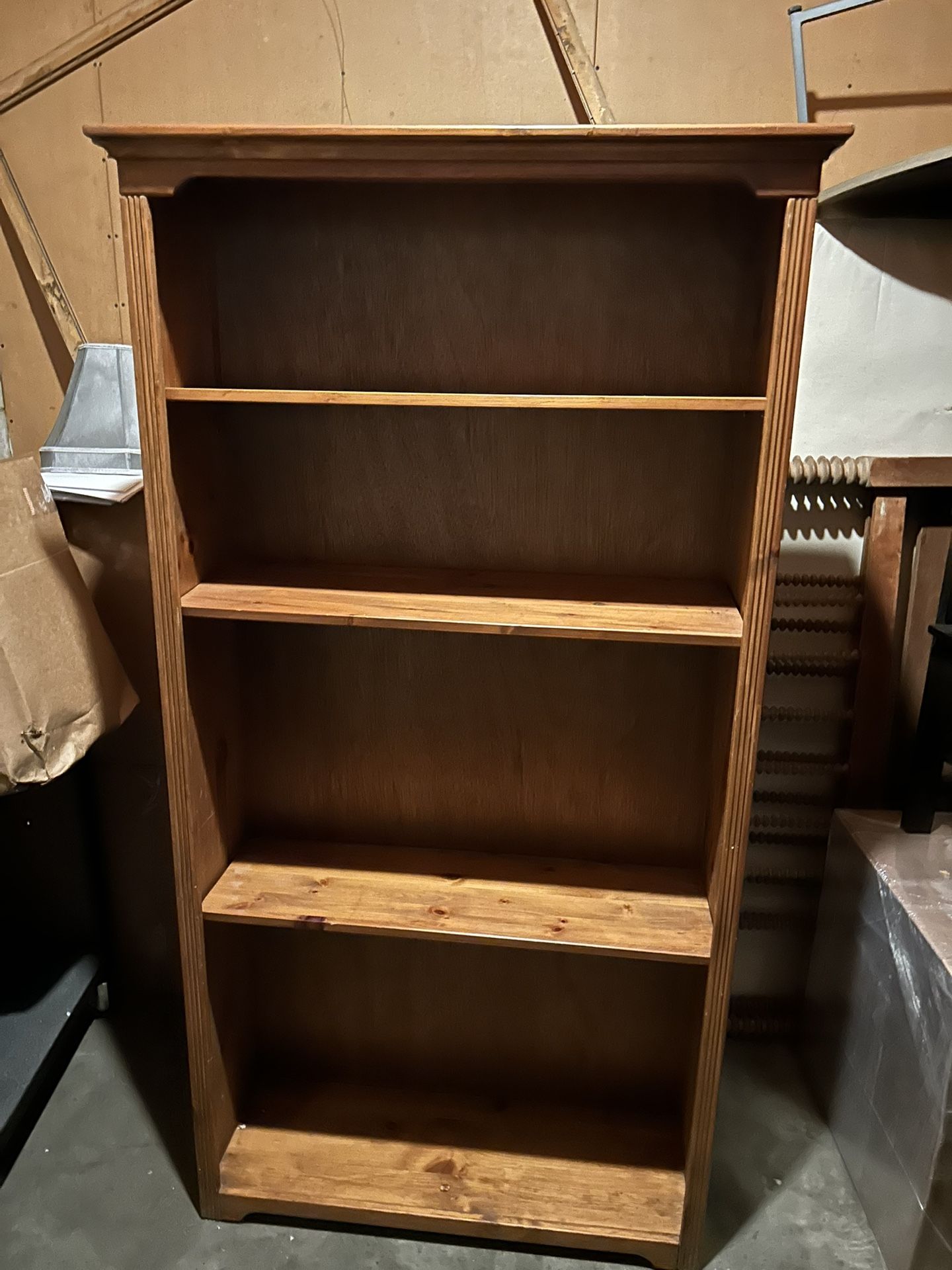 Antique Wood Book Shelf