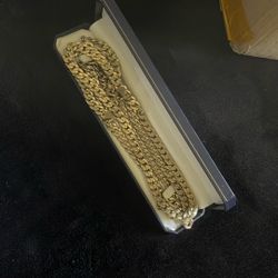 18k 14k Cuban Chain