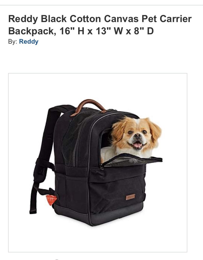Dog backpack carrier