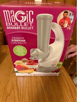 Magic Bullet Dessert Bullet – New & Unused Healthy Frozen Dessert Maker
