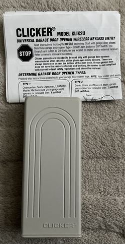 Clicker Garage Opener