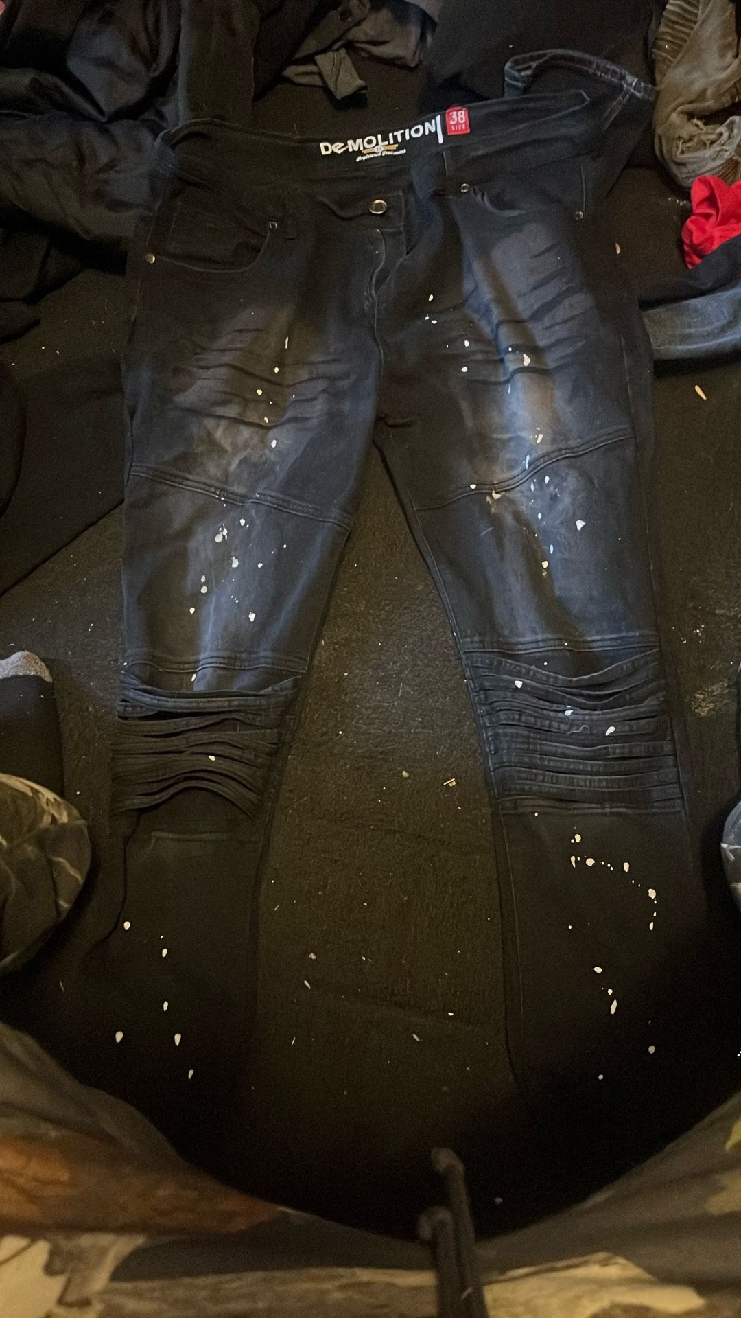 Men’s Black flex jeans