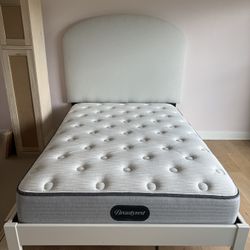 West Elm Headboard and Bed frame 