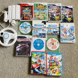 Nintendo Wii Games And Controllers 