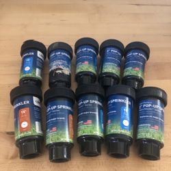 10 -Brand New Pop-Up Sprinkler Heads By Orbit. 8 -360° / 2-180° Save $ W/ Me 👍🏼😊 50% OffOnly $3 Each When Buy All=$30 Or 4 For $16 Must Come To HB.