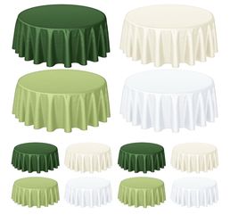12 Pcs 84 Inch Sage Green Round Plastic Disposable Table Cloth Waterproof Tablecloth Circle Table Covers for Bridal Wedding Birthday Party Gender Reve