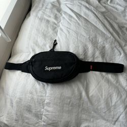 Black Supreme fanny pack
