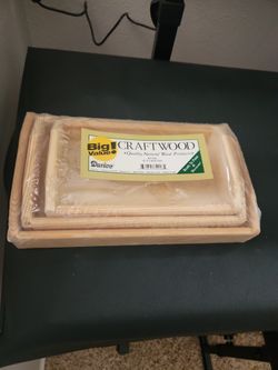 New 3 Wood Trays
