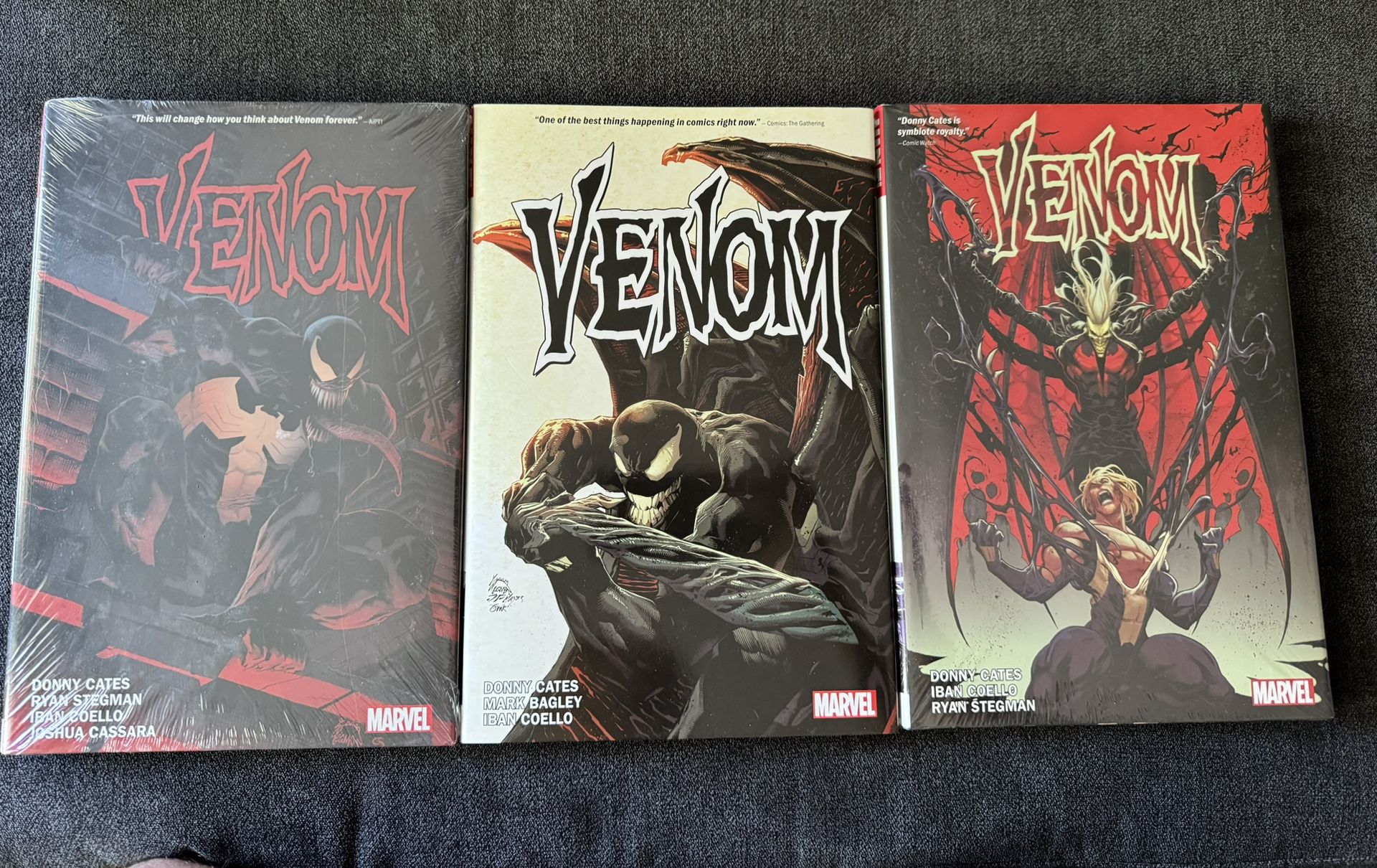Marvel Venom by Donny Cates Hardcovers Vol 1-3