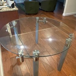 Scan Design Glass Table 