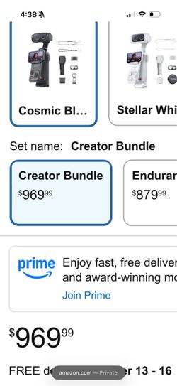 Insta 360 Luna ultra creator bundle