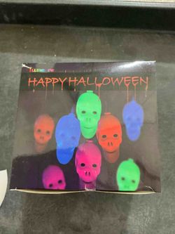 Illuminiew Colorful Halloween Skull LED Lights