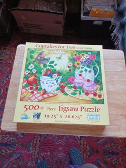 500 PIECE CUPCAKES FOR TWO PUZZLE