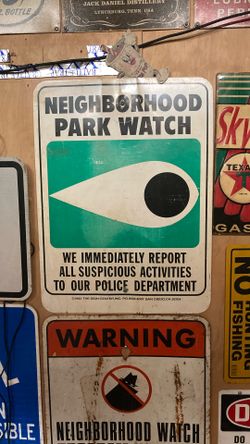 Neighborhood Watch Sign 