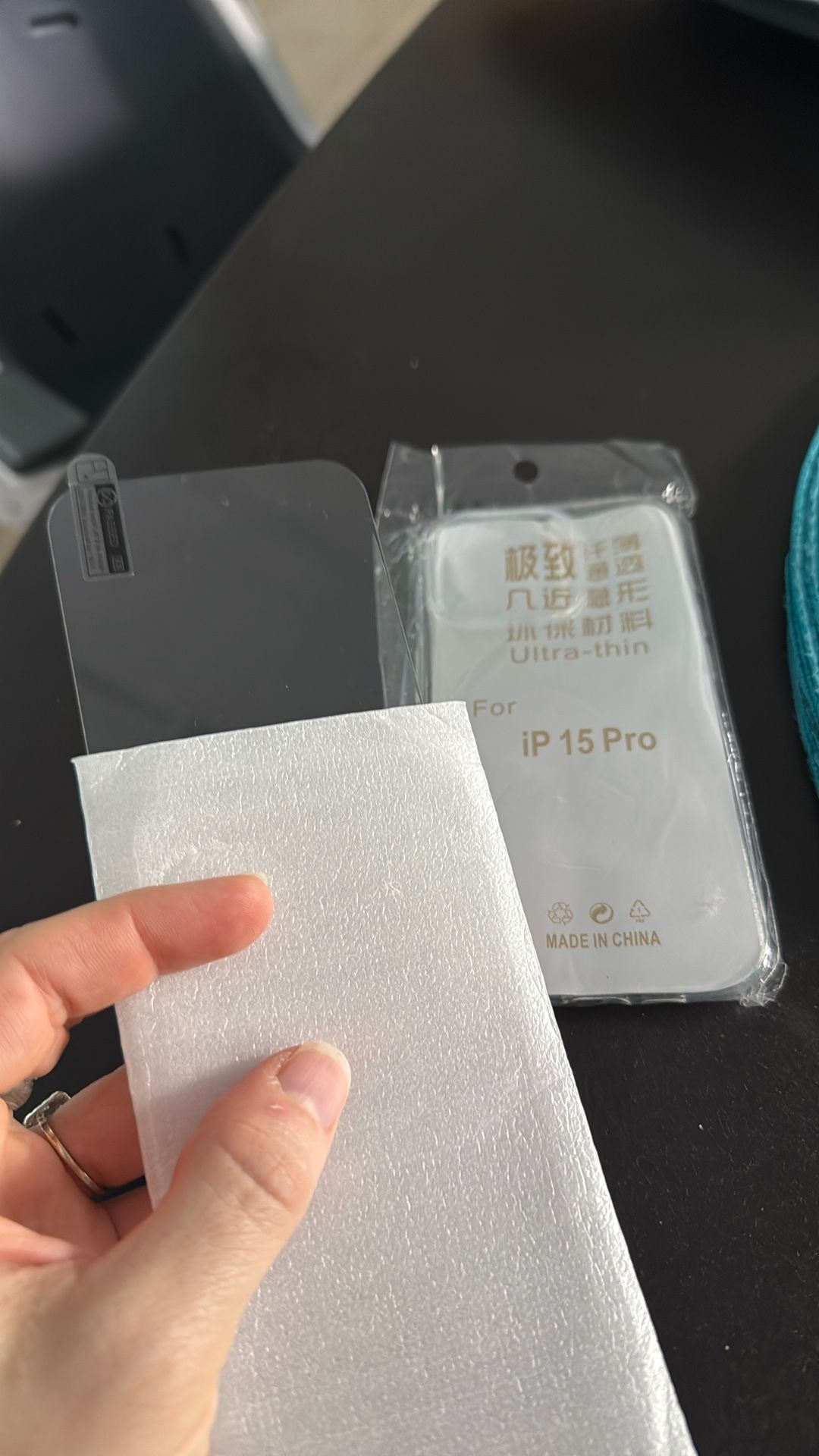 Screen Protector And Case For iPhone 15 Pro