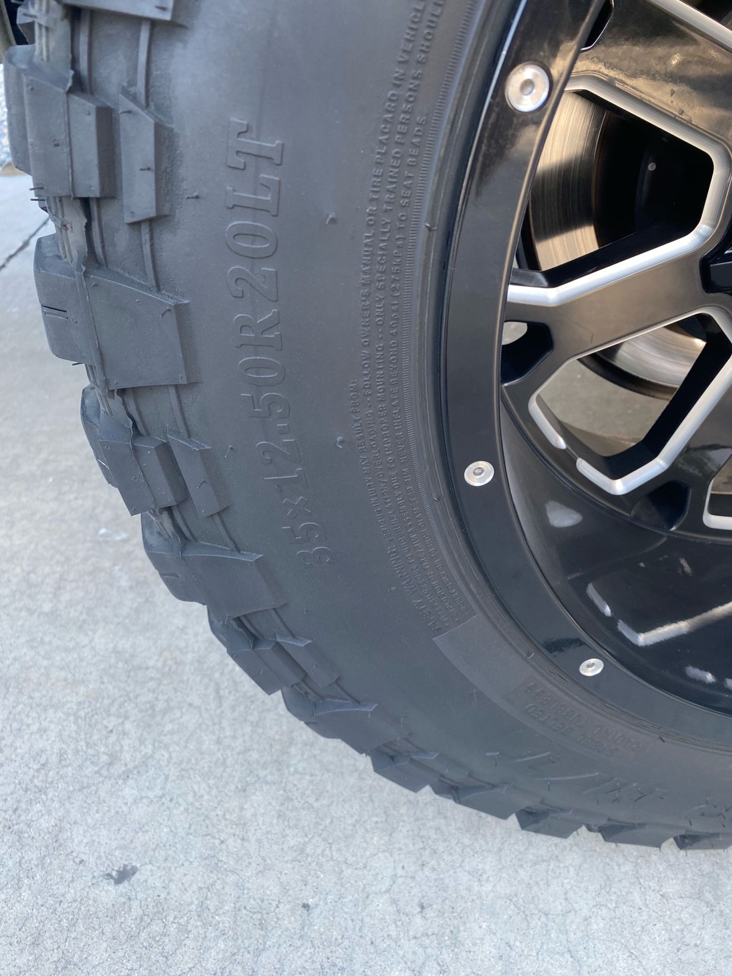 TIRES ONLY 4 SALE)))) RBP Repulsor MT RX Tire 35x12.50R20 121Q for Sale