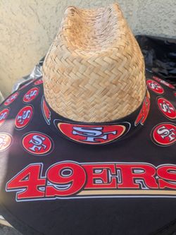 49ers Straw Hat