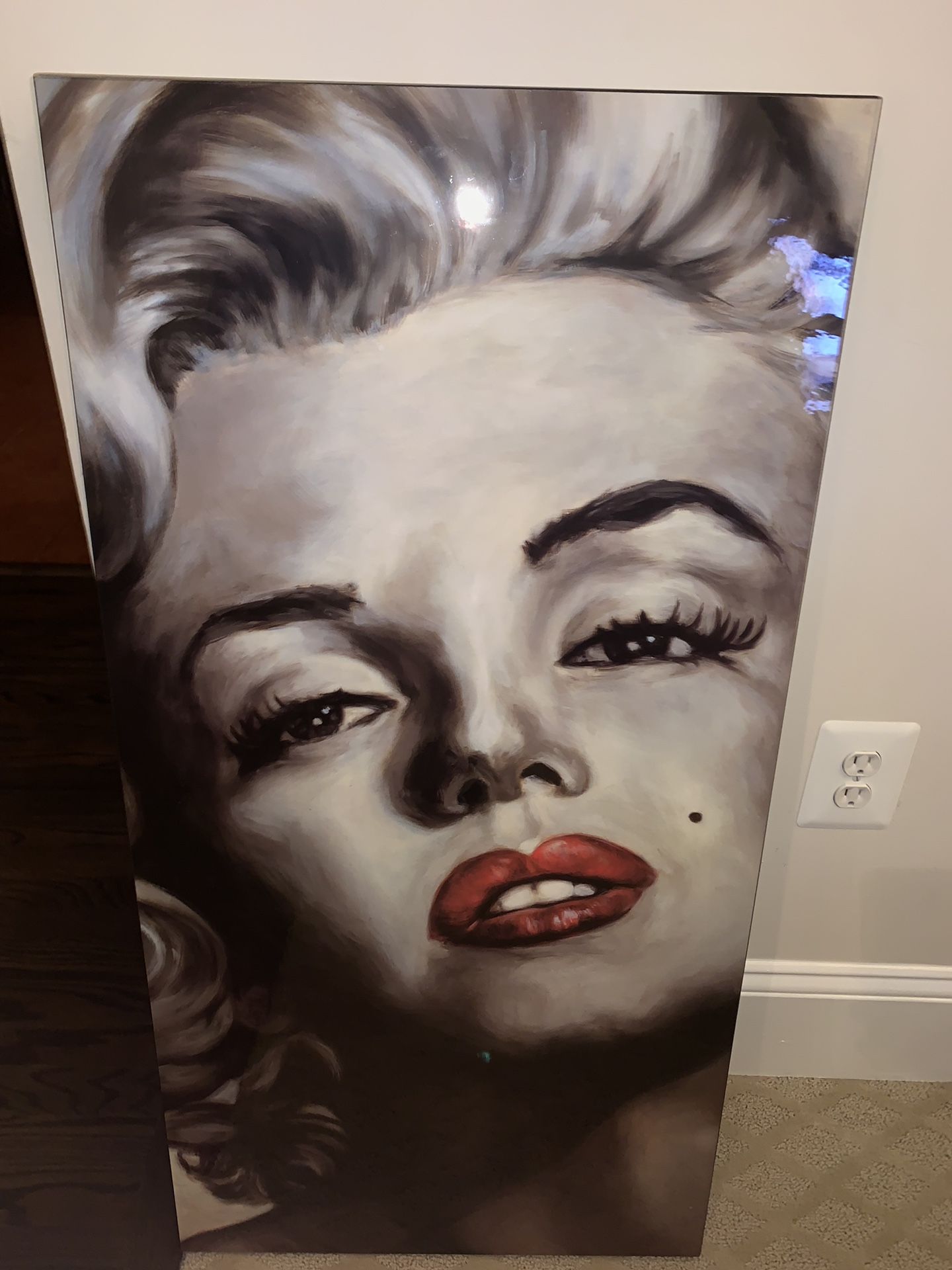 Marilyn Monroe artwork Canva