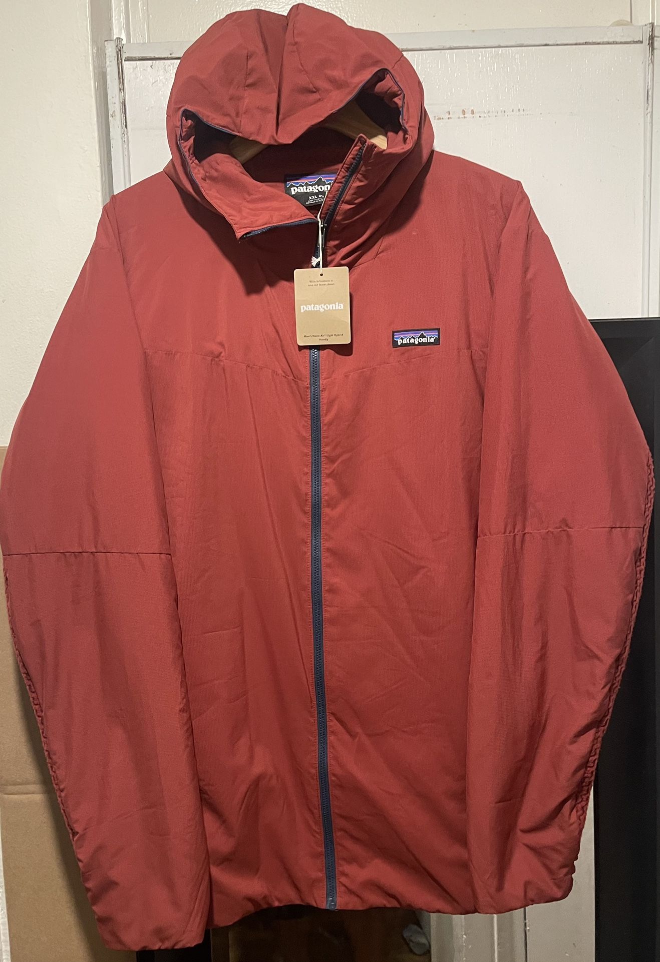 Patagonia Red Windbreaker Lightweight Outdoor Jacket
