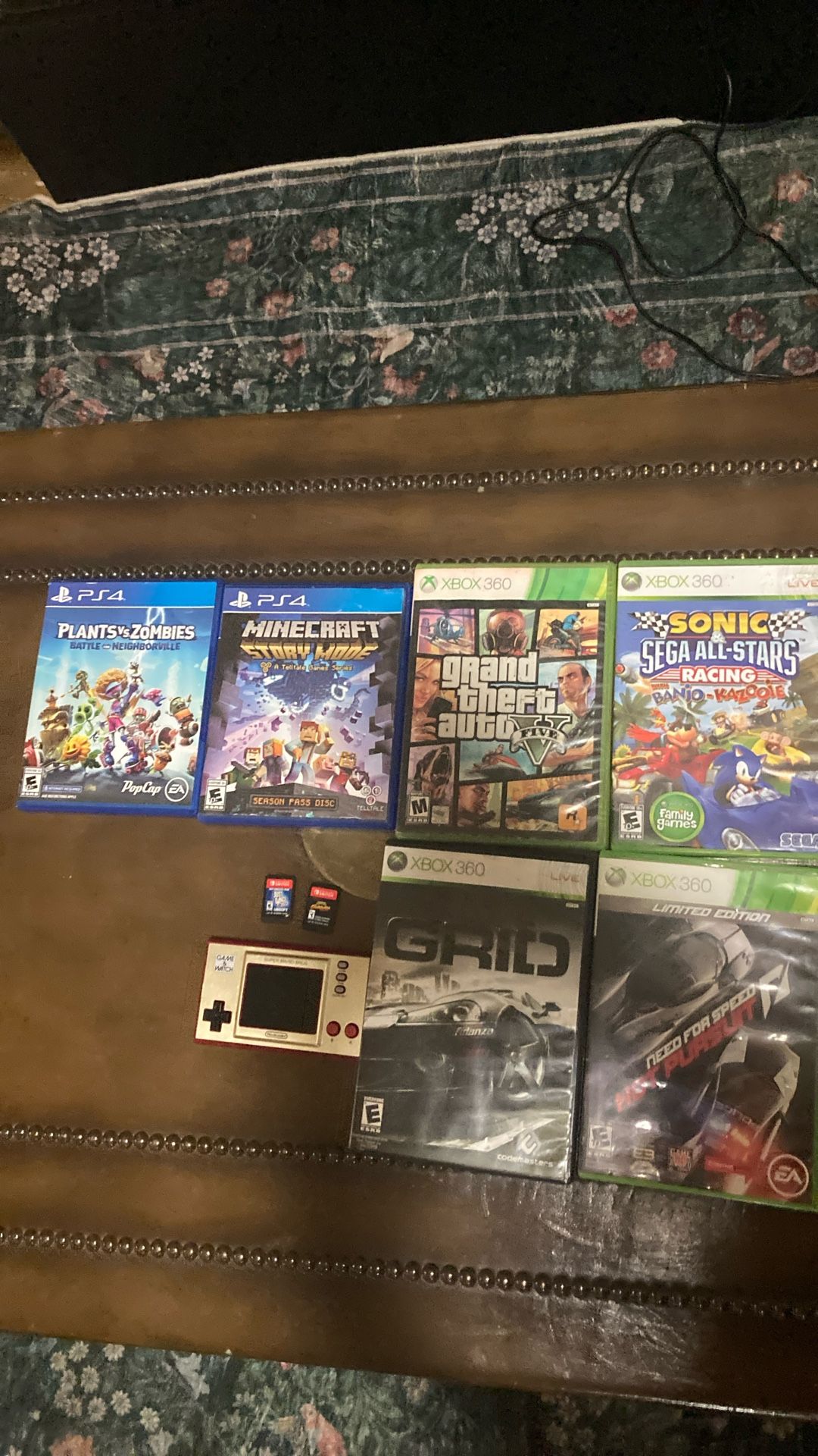PS4 Xbox 360 And Switch Games