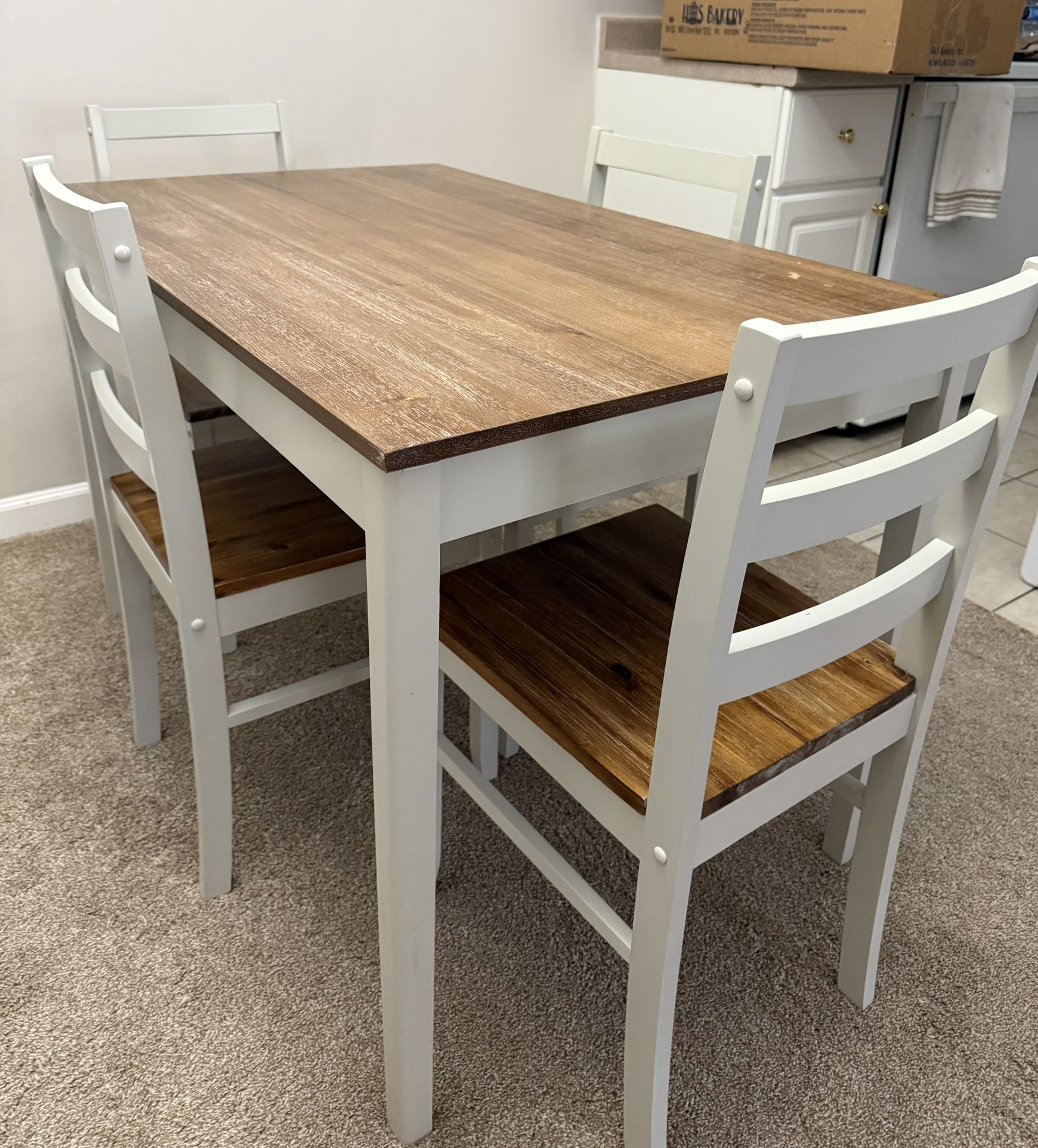 Dining table with 4 chairs