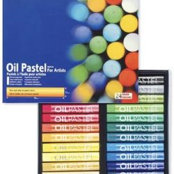 Brand New Beautiful pigment oil pastel set-24 Count 