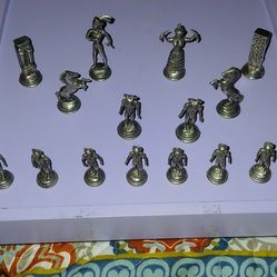 Antique Chess Pieces 