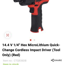 Snap On 1/4 Brushless Impact