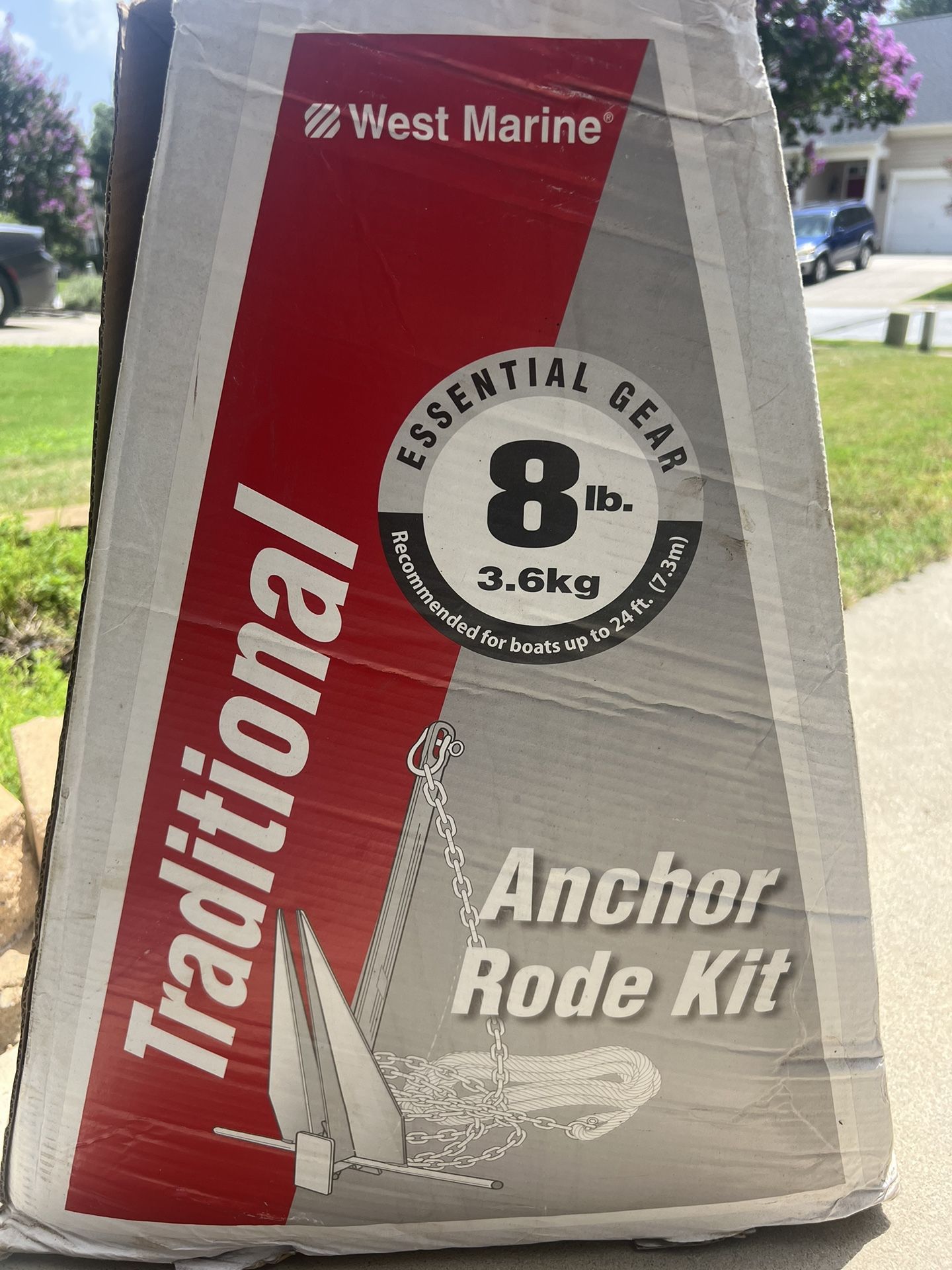 New Unopened West Marine Traditional Anchor Rode Set