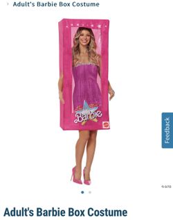Two Adult Barbie & Ken Box Costumes
