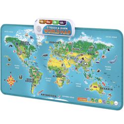 Leap Frog Touch And Learn World Map NEW 
