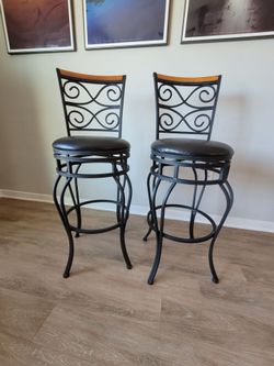 Tall swivel bar stools