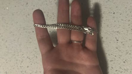 925 curb 8in bracelet