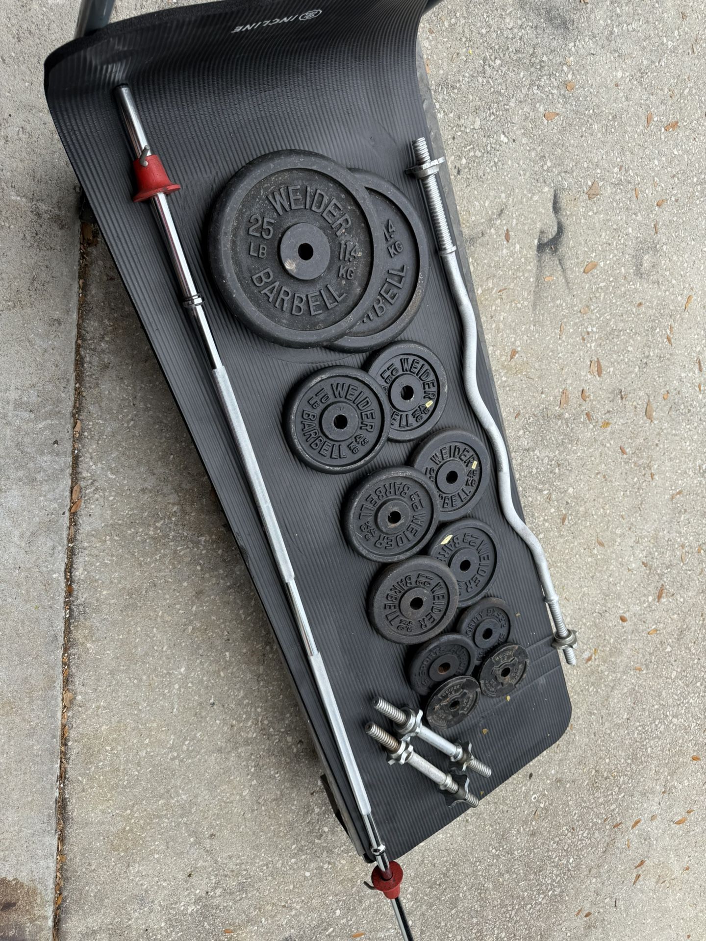 Weight Set With Bars
